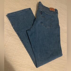 Levi's Blue Straight Leg Jeans Classic Denim